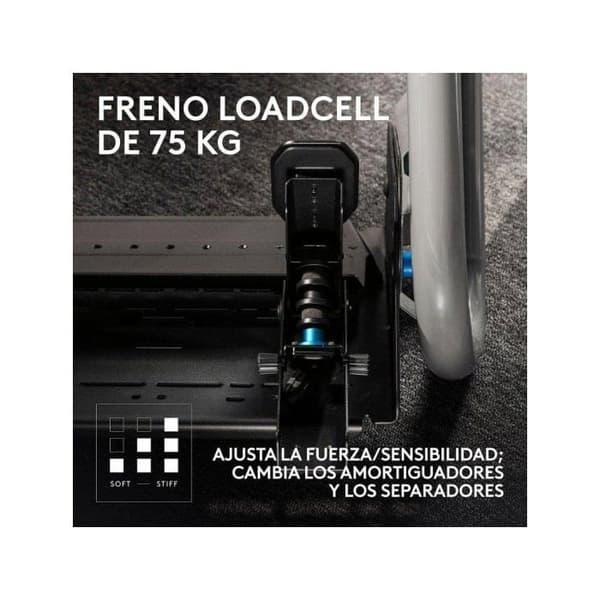 Pedal Logitech RS Pedaler PRO broms Loadcell 75kg struktur stål USB PC