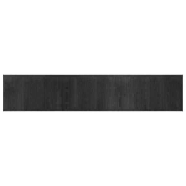 vidaXL Rektangulär matta grå 60x300 cm bambu 376844