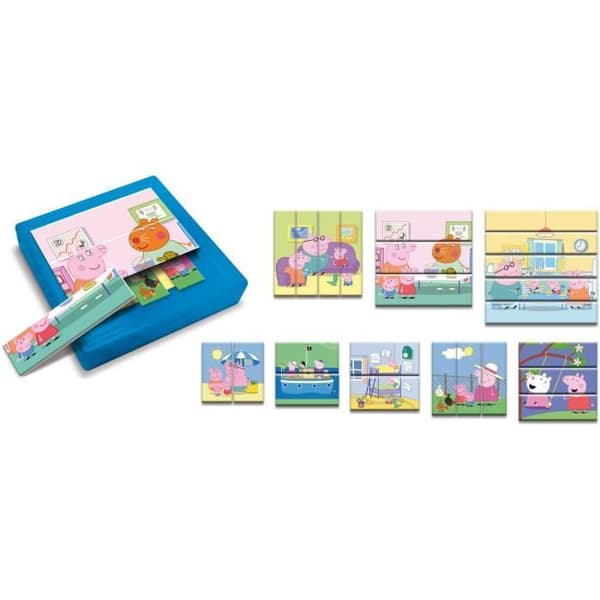 Peppa Pig progressiva pussel - Självkorrigerande låda - LISCIANI