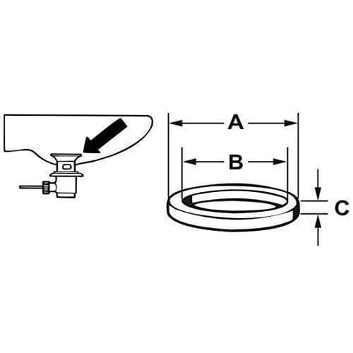 Cornat Gu-sEAL för handfat 11/4, 2-pack - TEC380301