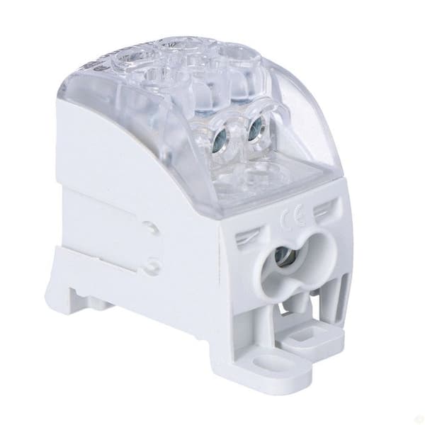 Universell distributionsblock SUB 160 Al/Cu 82040 SIMBLOCK, grå