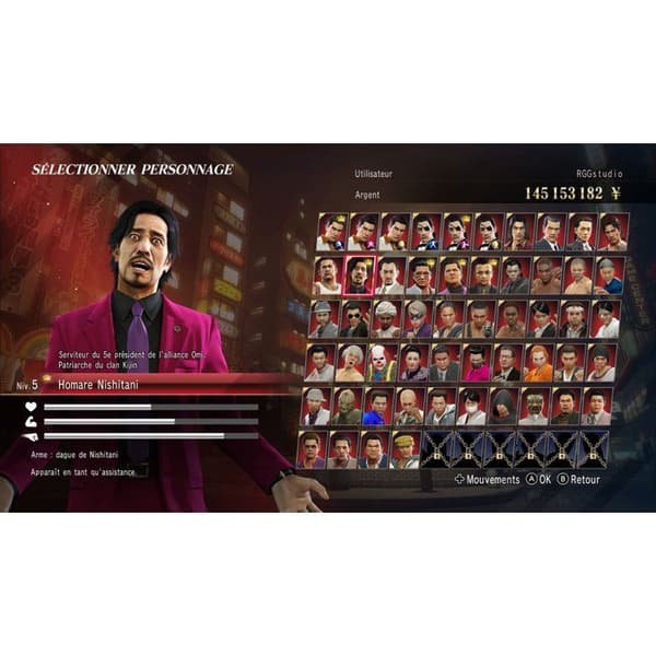 Yakuza 0 Director's Cut - PS5-spel