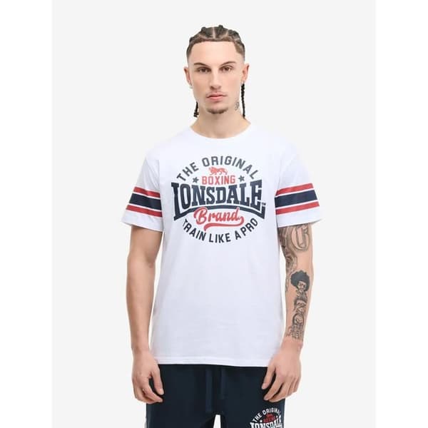 T-shirt i bomull Lonsdale Barton