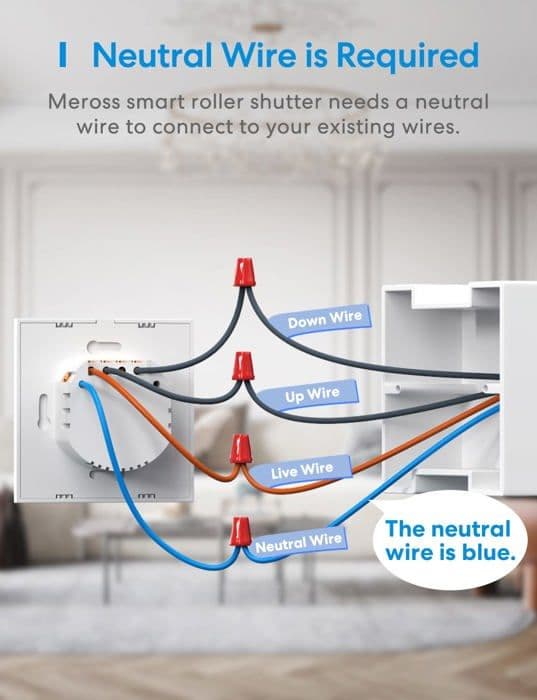 Meross elektronisk brytare - MRS100KIT