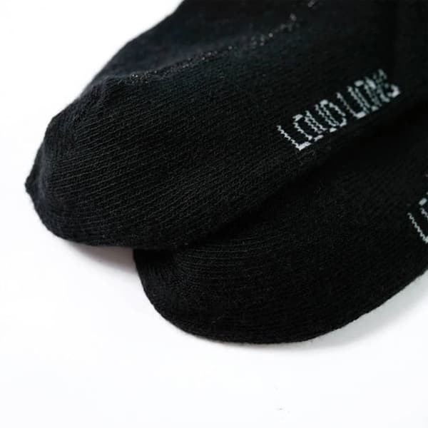 Barnstrumpor - vidaXL - Svart - 75% bomull - Elastisk storlek - Unisex