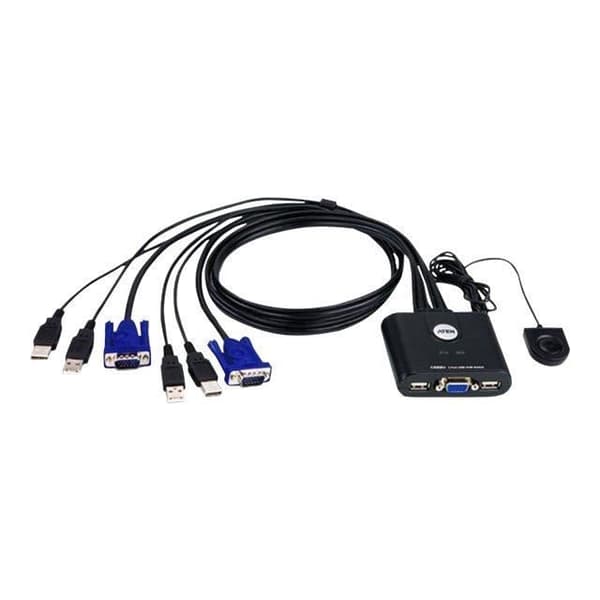KVM-switch - ATEN - CS22U - USB+VGA 2 portar