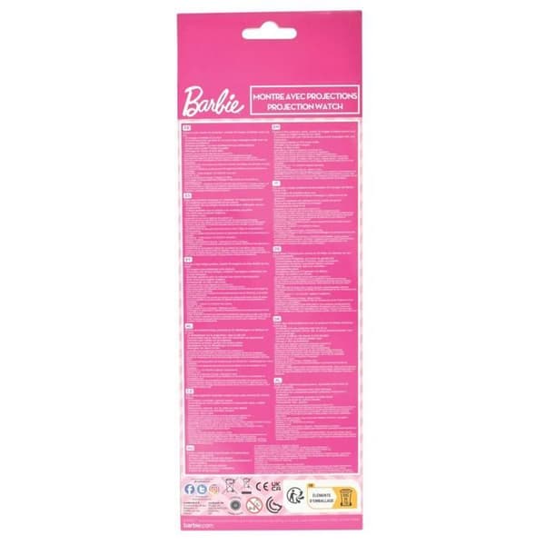 Digital klocka med projektor Barbie