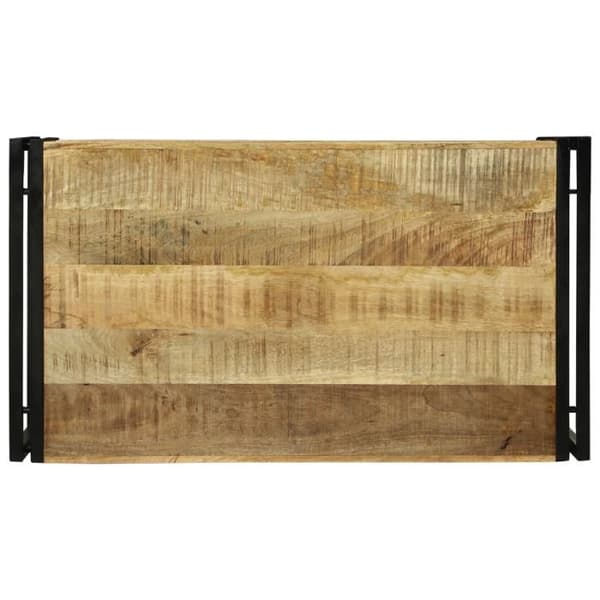 Låg bord 90x50x38 cm Rå mangoträ