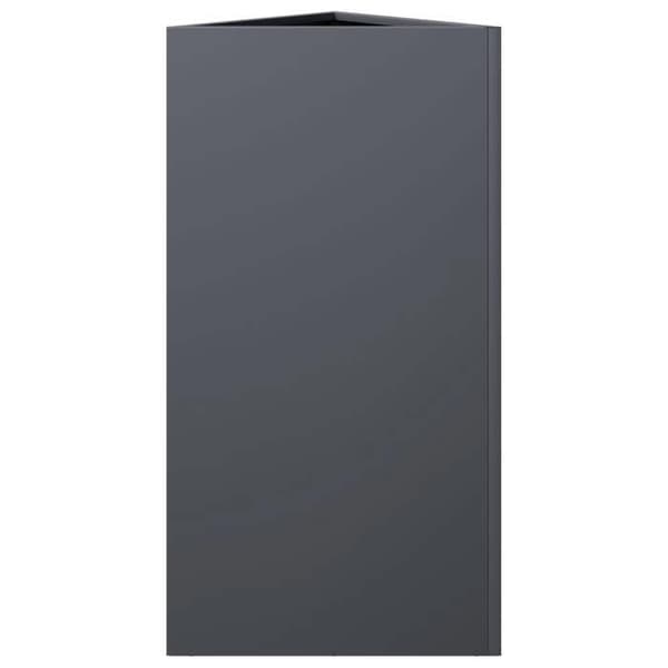 vidaXL Triangulär Jardinär i anthracit 40x34,5x70 cm stål 851161