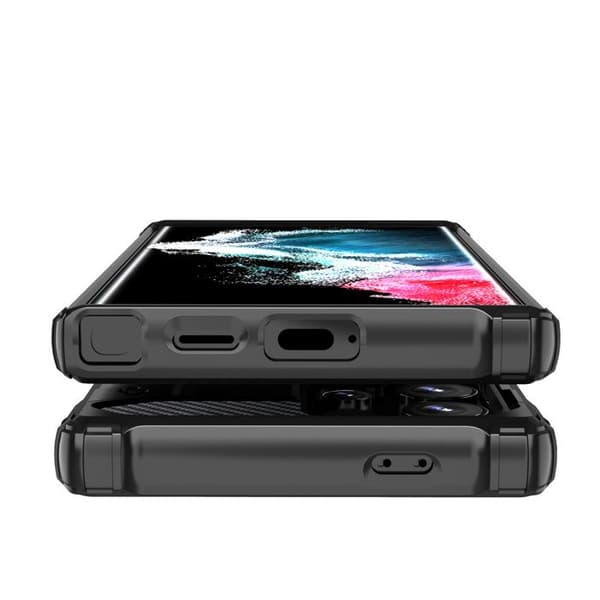 Hybrid skyddsskal för Samsung Galaxy S25 Edge - Blå