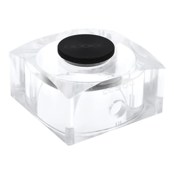 Alphacool Eisdecke DDC-D5 enkelbehållare Transparent kylsystemsbehållare
