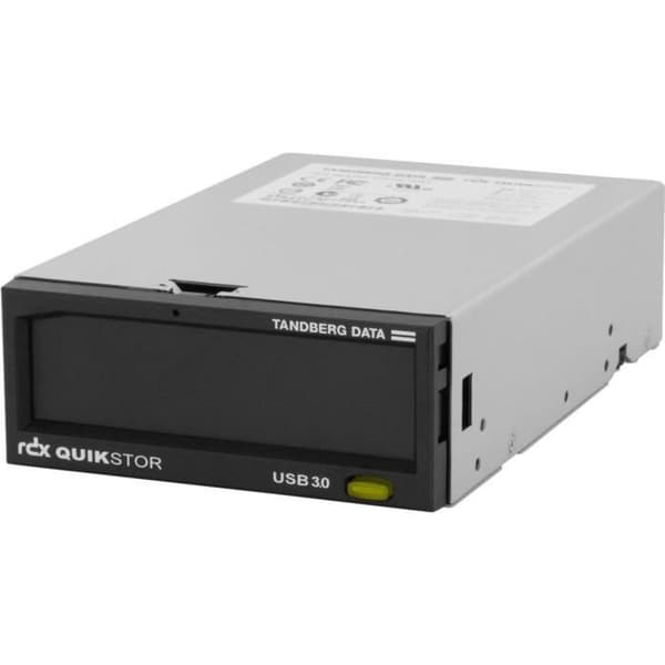 TANDBERG DATA QuikStor 8785-RDX Disk/RDX Drive Dockningsstation för 3,5" - USB 3.0 Host Internt Interface - Svart - USB 3.0