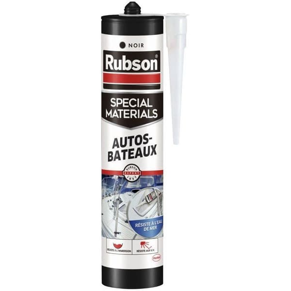Mastic - RUBSON - Special Materials Auto-Båtar - Svart - Patron 280ml