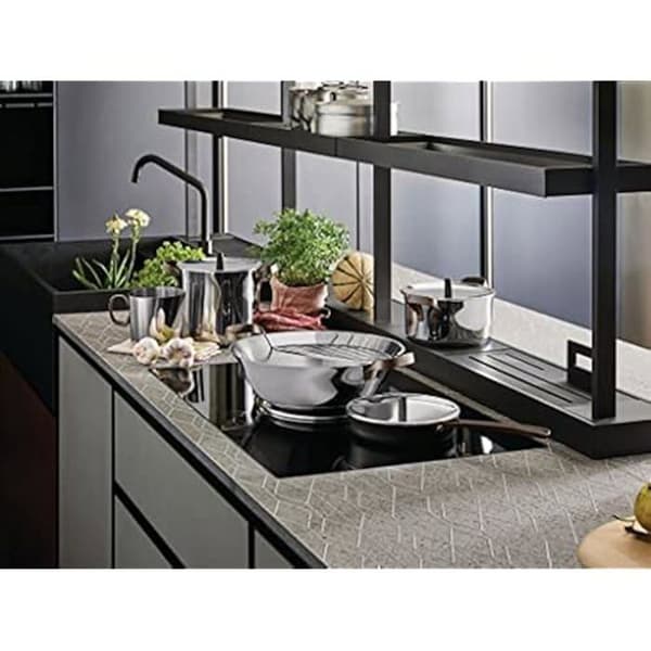 Topp - ALESSI - EDO - Rostfritt stål 18/10 - 28 cm - Brun