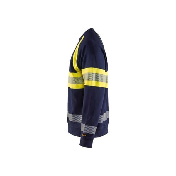 Sweat högsynlighet Marin/Gul-Fluo L 335911588933 Blaklader