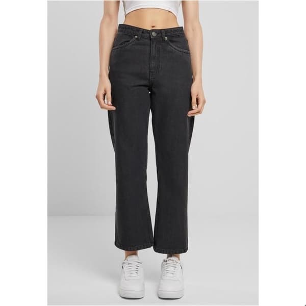 Urban Classics dam jeans med rak benlängd