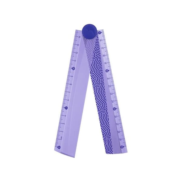 Fällbar linjal - MAPED - 15/30cm - Transparent - Plast - Graderad