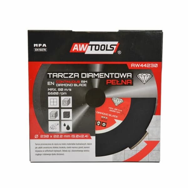 LAME DIAMANT AWTOOLS 200x25.4-22.2 / KOMPLETT