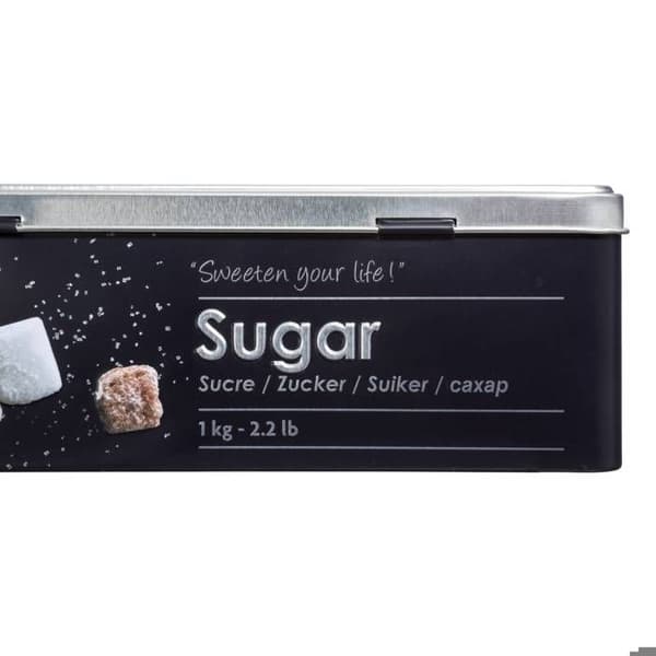 Sockerlåda metallbitar "Black Edition" svart - 5 five simply smart