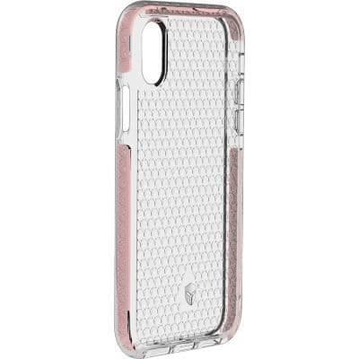 Skyddshölje - Force Case Life - iPhone X - Rosa - Lätt - Stöttålighet