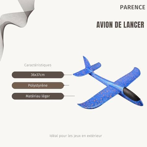 Launchplan av polystyren - PARENCE - Aeronautmodell - Utomhusleksak för barn