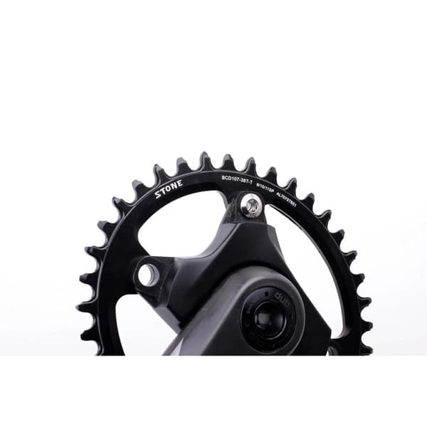 Oval platta Stone SRAM FORCE AXS - Svart - 46T