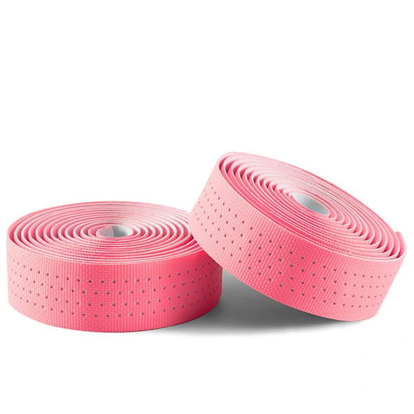 Cykelhandske i perforerad silikon - rosa