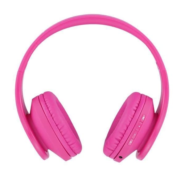 Hörlurar för barn - PowerLocus - P2 - Fällbara - Bluetooth - Rosa