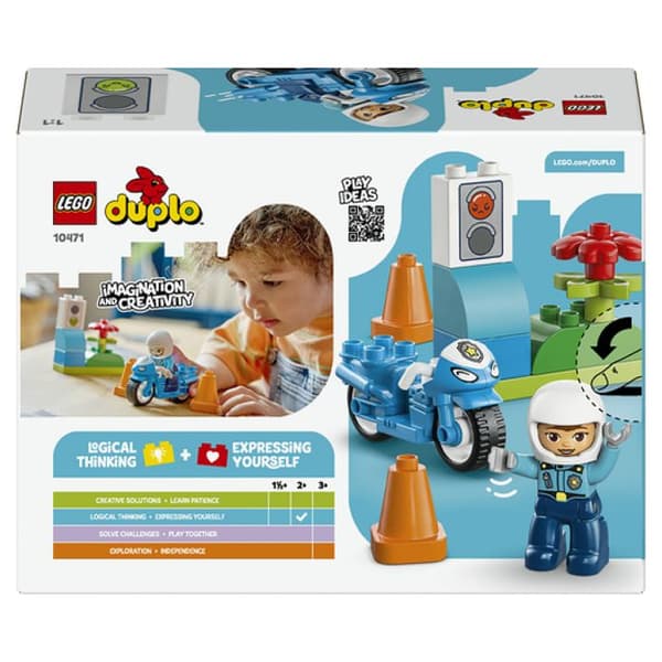 10471 Den blåa polismotorn ® DUPLO® Min stad