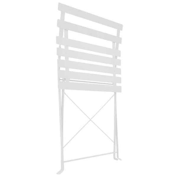 vidaXL Bistroset 3 delar Stål Vit 44357