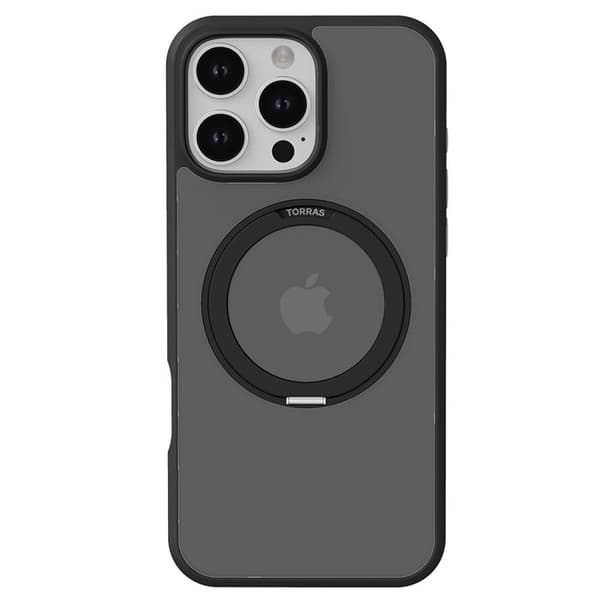 Coque Torras Ostand Pro MagSafe-serien för iPhone 16 Pro Max - Svart