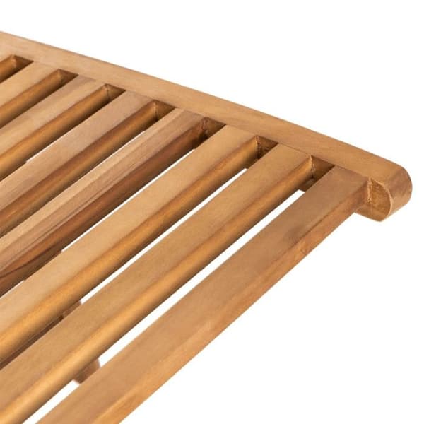 vidaXL Solstol i massiv teak