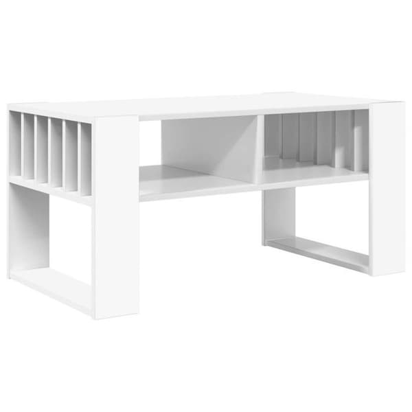 Vidaxl soffbord Vit 92 x 49,5 x 45 cm Ingenjörsträ