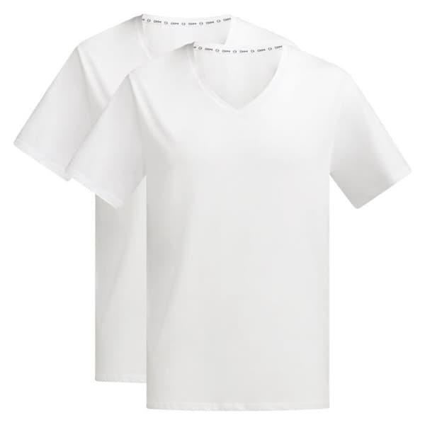 2-pack Andningsbara T-shirts V-ringad Gots Good[] Herr
