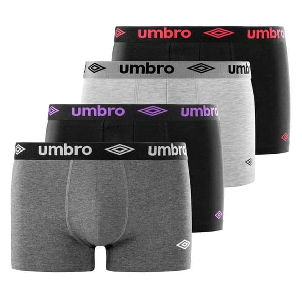 Umbro Boxers för Herr - Svart (4-pack)