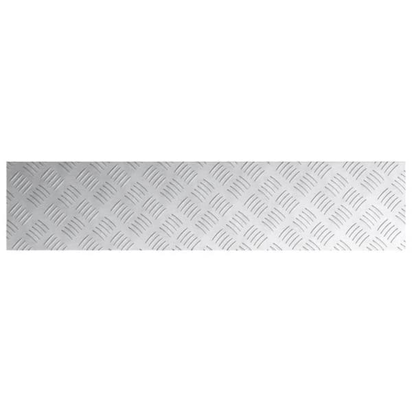 Aluminium Kontrollplattor 4 st Halkfria 90x20 cm