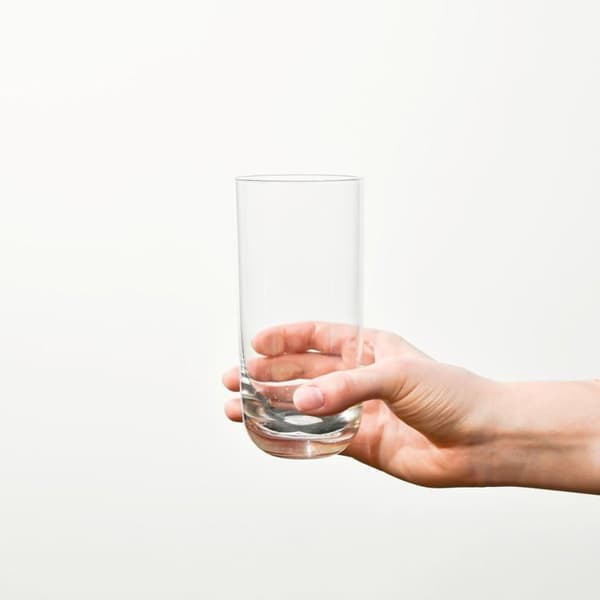 Glas / Mug - KROSNO - Mug 360 ml - Set om 6 - Cylindrisk - Tål diskmaskin