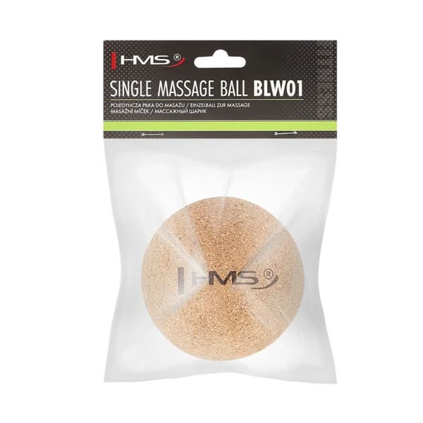 Massageboll i kork HMS - 125x65 mm