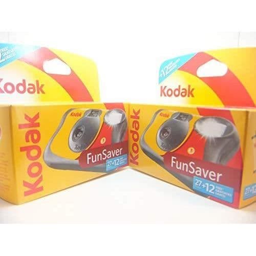 Engångskamera - KODAK - FUN - 35 mm - ISO 800 - Paket med 2 (39 bilder, blixt)