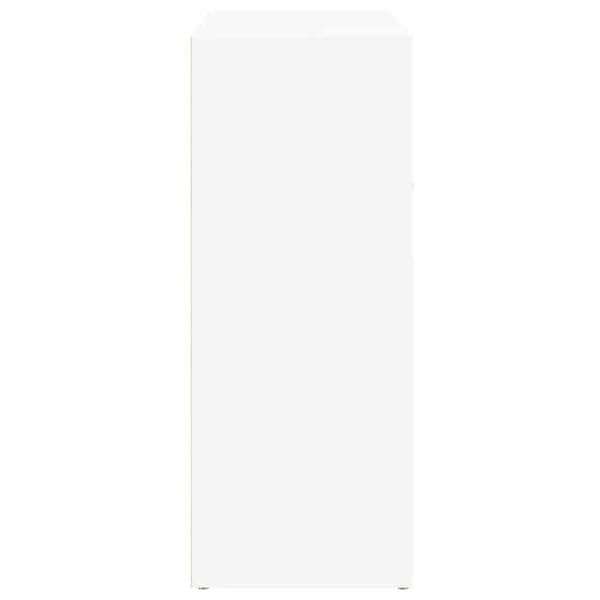 vidaXL Buffé vit 60x30x75 cm ingenjörsträ 800711