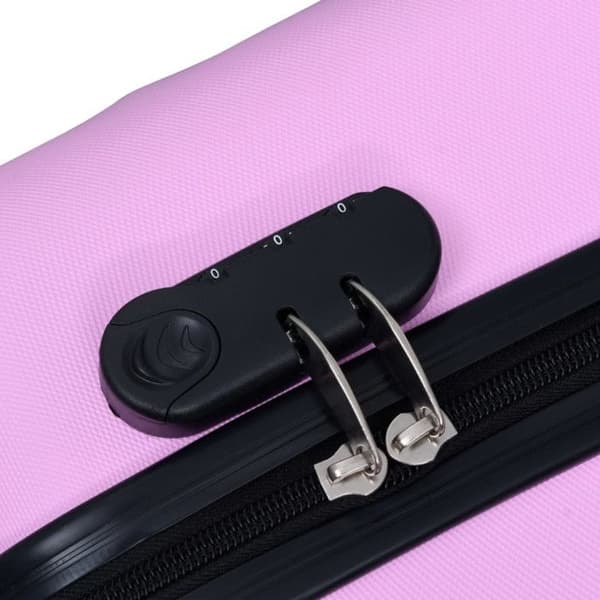 vidaXL Hardside resväska Rosa ABS 92419