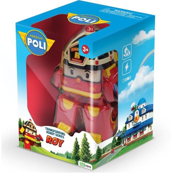 Transformbar robot 2-i-1 - ROBOCAR POLI - Roy - 10 cm - Från 3 år