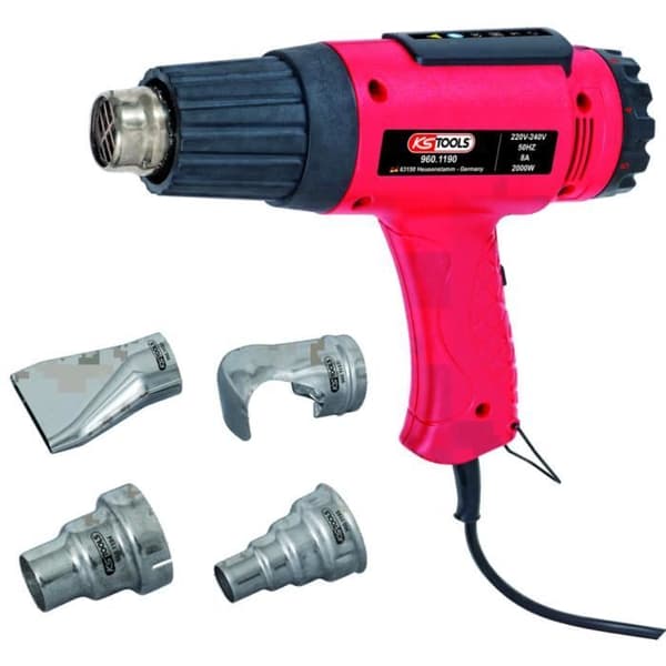 KS TOOLS Varmluftspistol 5 st