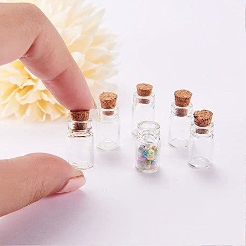 PandaHall 20 st Mini glas