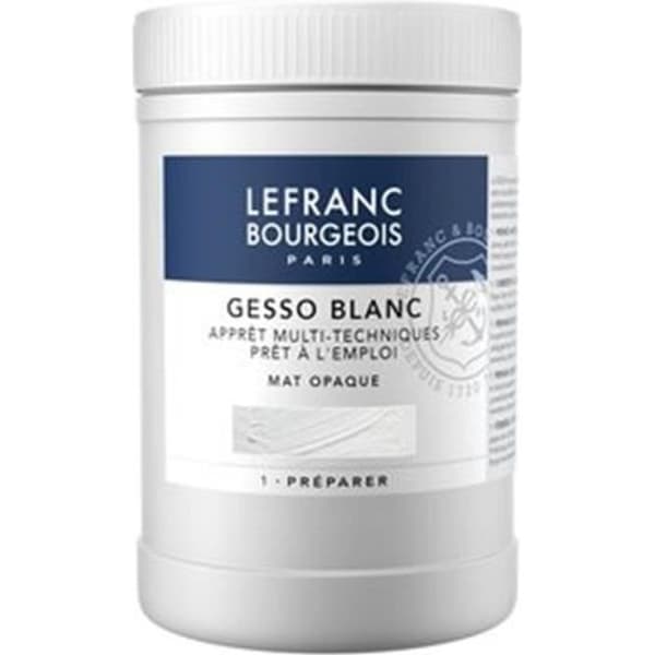 Gesso - Lefranc & Bourgeois - Vaso 1000 ml - Vit - Matt - Mixte