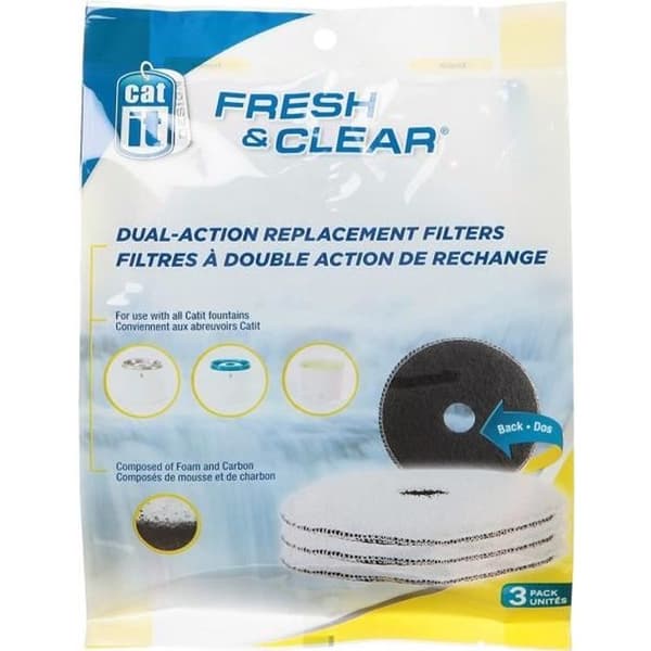 Catit Filter Refill För Cat It Kompakt Fontän 2l