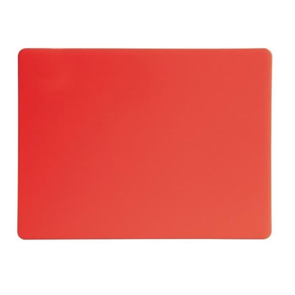Skärbräda - Hygiplas - 450 x 300 mm - Polyeten - Röd - Diskmaskinssäker