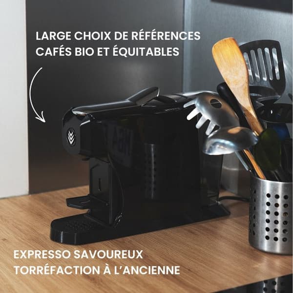 Malongo kaffekapselmaskin modell eoh - Blank svart
