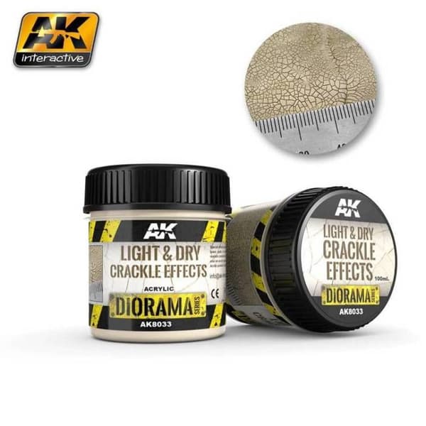 Sprickeffekter - AK INTERACTIVE - Ak8033 - 100ml - Akryl - Brun