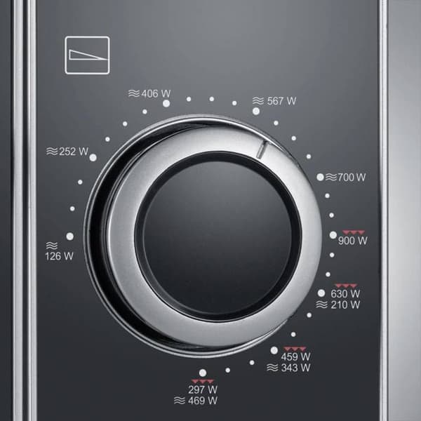Severin MW 7771 Mikrovågsugn svart, silver 700 W grillfunktion, timerfunktion